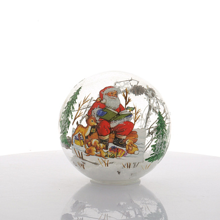 Декор светодиодный настольный шар ретро стеклянный 18см - фото 360 Декор светодиодный настольный шар ретро стеклянный 18см - фото 360