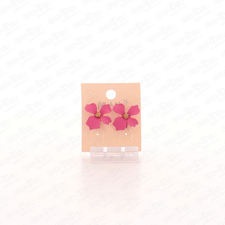 Клипсы Lilly&Mia Цветы фуксия - фото 360