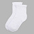 Носки Красная ветка с ажурным узором и фигурной резинкой белые