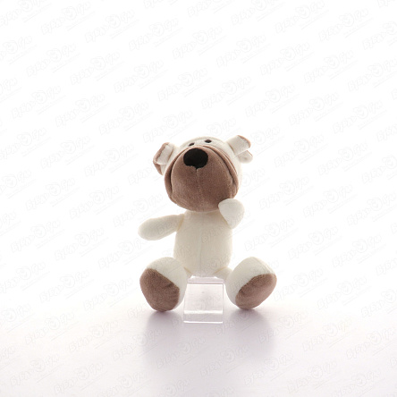 Игрушка мягкая Веселые зверята Бульдог 20см - фото 360