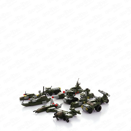 Конструктор Lanson Toys Истребитель 12в1 2 варианта сборки 576дет  - фото 360