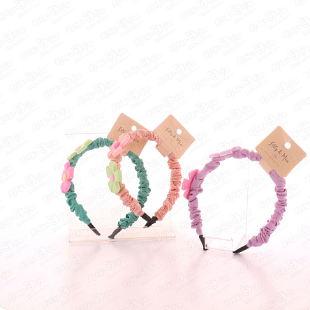 Ободок текстильный Цветы в ассортименте - фото 360