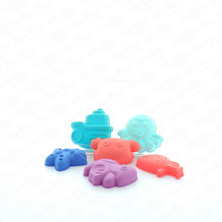 Набор песочных формочек Морские обитатели 6шт - фото 360 Набор песочных формочек Морские обитатели 6шт - фото 360