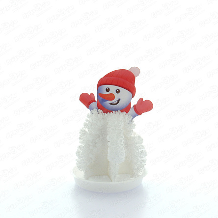 Набор LORI для выращивания кристаллов Алхимик Новогоднее чудо Снеговик - фото 360