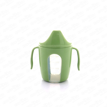 Поильник LalaBaby Follow me с твердым носиком фисташковый пломбир с 6мес - фото 360