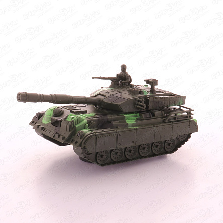 Танк Lanson Toys моторизированный на гусеницах зеленый - фото 360