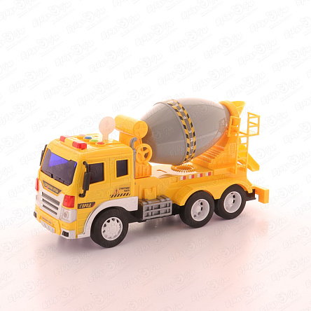 Машина Lanson Toys Бетоновоз фрикционная со светом и звуком - фото 360