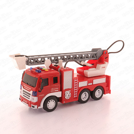 Машина Lanson Toys пожарная фрикционная c функцией полива со светом и звуком - фото 360