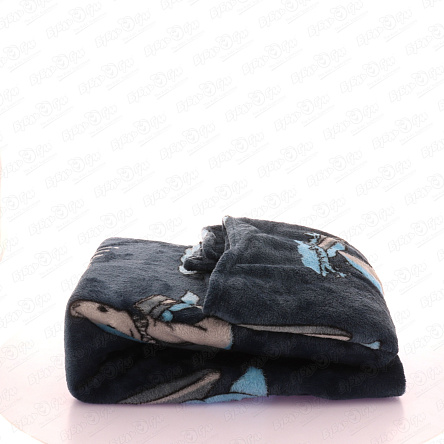 Плед Casa Conforte акула синий 150х200см  - фото 360