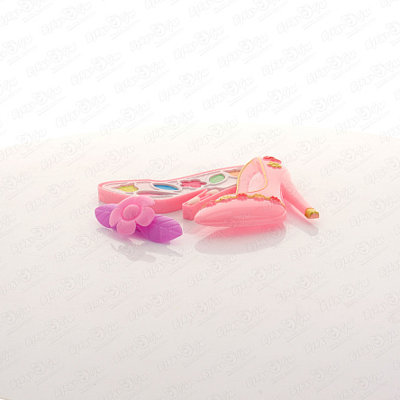 Набор детской косметики Маленька леди футляр туфелька с тенями и аппликатором - фото 360