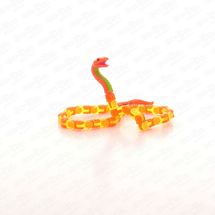 Игрушка-антистресс Кlixx creaturez Питон оранжево-желтый - фото 360