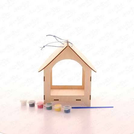 Кормушка для птиц Десятое королевство Зверушка с красками и кистью с 6лет - фото 360