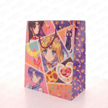 Пакет подарочный Сэйлор Мун 26х32см - фото 360