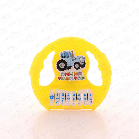 Игрушка УМка Синий трактор Музыкальный руль 75песен стихов и звуков - фото 360