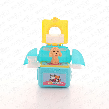 Игрушка коллекционная Lanson Toys Щенок в переноске с аксессуарами - фото 360