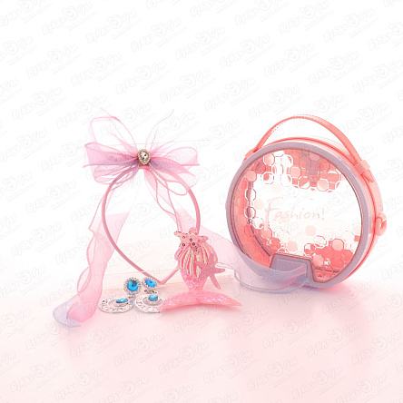 Набор игровой для принцессы сумочка с украшениями и бантиком - фото 360