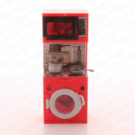 Мебель для куклы миниатюрной Кухня с посудой в ассортименте - фото 360