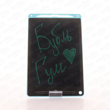 Доска для рисования с LCD-дисплеем бирюзовая 25см в ассортименте - фото 360