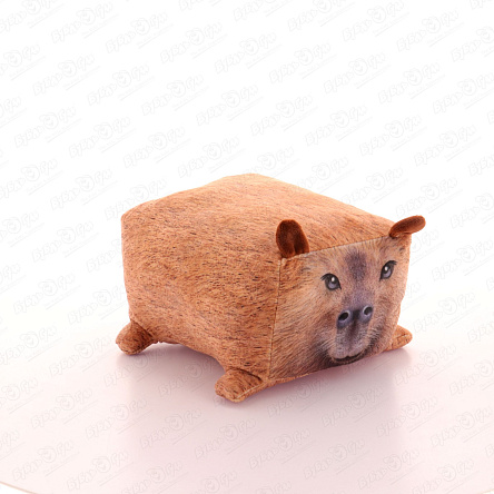 Игрушка мягкая Кубарик Капибара текстиль12х15х20см - фото 360