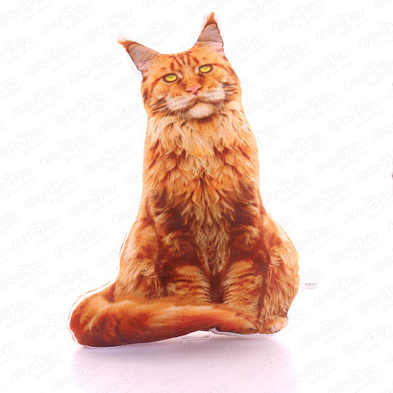 Игрушка-подушка Мейн-кун фотопечать текстиль 42см - фото 360