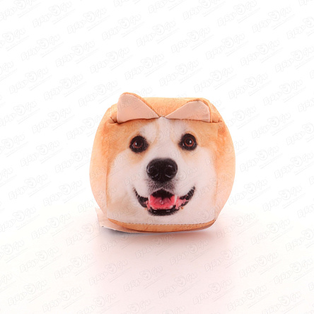 Игрушка-антистресс Корги куб текстиль 8см - фото 360