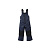 Полукомбинезон на молнии с черными вставками зимний синий