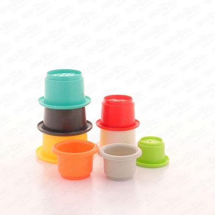 Пирамидка Infantino Цветные стаканчики - фото 360