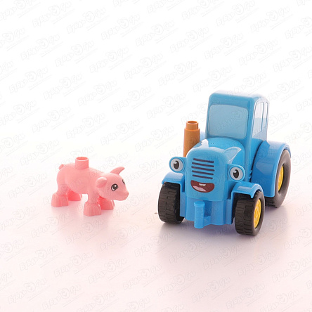 Конструктор Город Мастеров Синий трактор с симпатичным поросенком  - фото 360