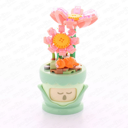 Конструктор Космея с котенком в горшке 125дет - фото 360