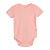 Боди однотонное с плечиками розовое