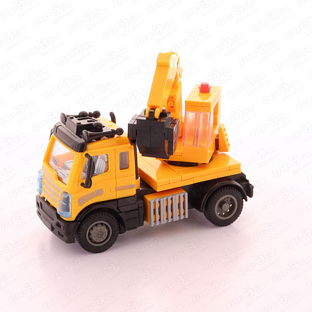 Конструктор Lanson Toys Экскаватор инфракрасное управление со световыми эффектами 82дет с 6лет - фото 360