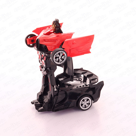 Робот трансформер Lanson Toys Speed Race ик-управление спорткар синий с вращением на 360градусов - фото 360