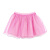 Юбка Lanson Kids из нежной и воздушной газовой ткани в горошек розовая