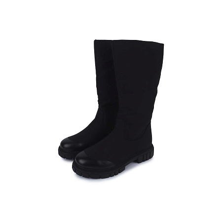 Сапоги Barbaris демисезонные на молнии черные