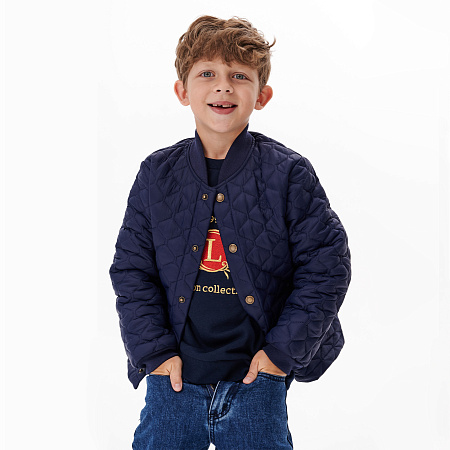 Куртка демисезонная Lanson Kids стеганная синяя