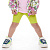 Шорты Lanson Kids спортивные однотонные салатовые