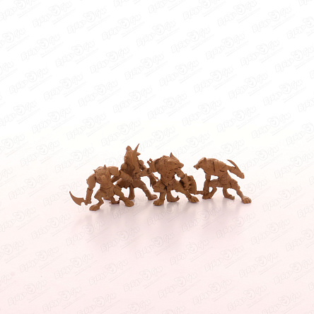 Набор солдатиков Битвы Fantasy Оборотни - фото 360