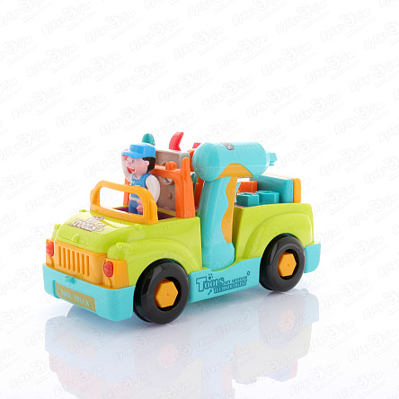 Игрушка обучающая Машинка с инструментами со световыми и звуковыми эффектами - фото 360