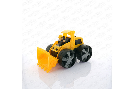 Погрузчик TrucK с фигуркой желтый корпус - фото 360