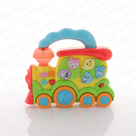 Игрушка музыкальная паровозик со зверятами Digo с 12мес - фото 360