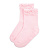 Носки Красная ветка с объемной резинкой в виде буф розовые