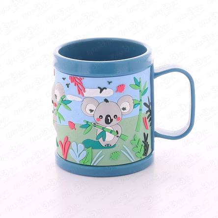 Кружка ПВХ Be happy Коала-Машинка пластик 300мл в ассортименте - фото 360