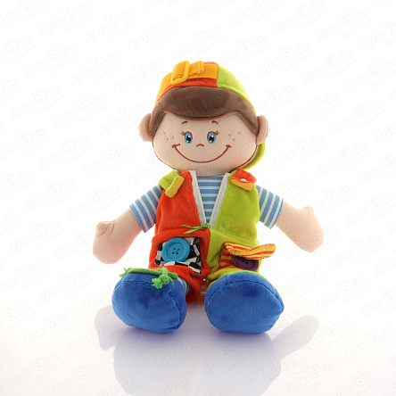 Игрушка мягкая BUBURU Baby Учимся одеваться Мальчик  - фото 360