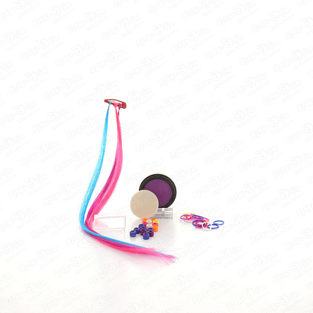 Набор для дизайна волос LUKKY с фиолетовой пудрой с 5лет - фото 360