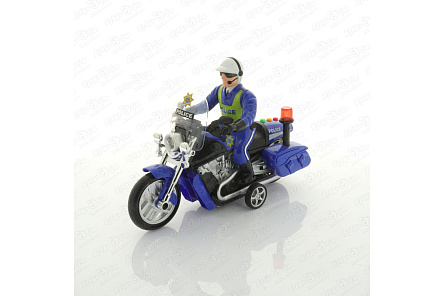 Мотоцикл полицейский инерционный световые звуковые эффекты - фото 360