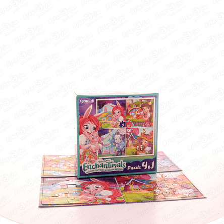 Набор пазлов Enchantimals 4в1 9-16-25-36эл - фото 360