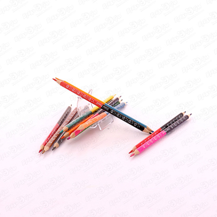 Карандаши JUNGER двухсторонние 12шт 24цв в ассортименте - фото 360