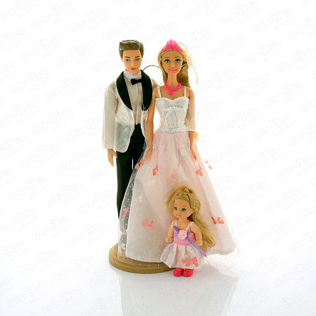 Кукла Lanson Toys Wedding Невеста с женихом и малышкой - фото 360 Кукла Lanson Toys Wedding Невеста с женихом и малышкой - фото 360