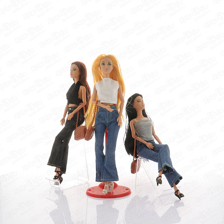 Кукла ANYALI DOLLS в джинсах с сумочкой с питомцем в ассортименте  - фото 360