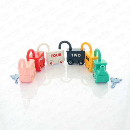 Машинки-замочки Lanson Toys Паровозик 6шт - фото 360